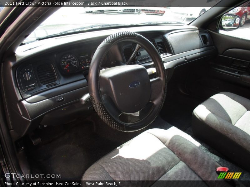 Black / Charcoal Black 2011 Ford Crown Victoria Police Interceptor
