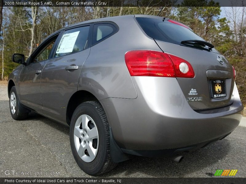 Gotham Gray Metallic / Gray 2008 Nissan Rogue S AWD