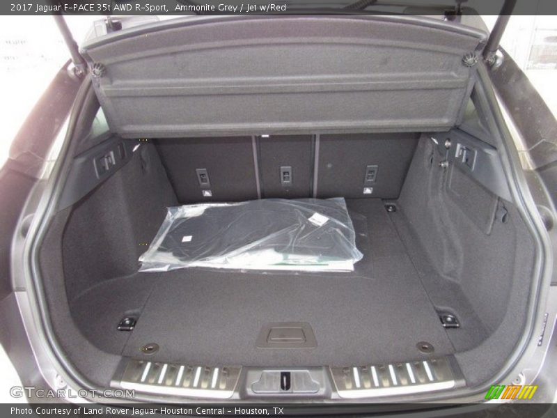 Ammonite Grey / Jet w/Red 2017 Jaguar F-PACE 35t AWD R-Sport