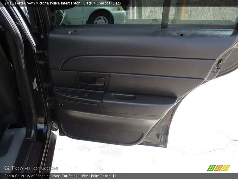 Black / Charcoal Black 2011 Ford Crown Victoria Police Interceptor