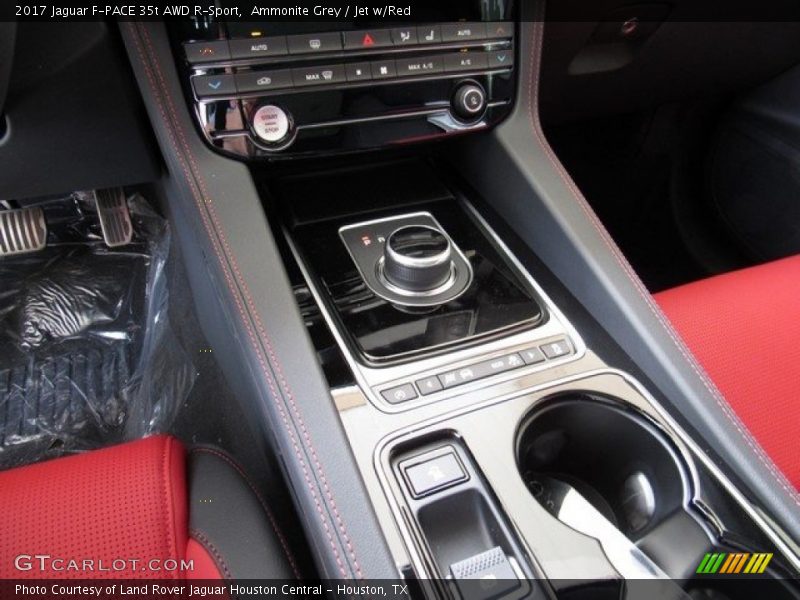 Ammonite Grey / Jet w/Red 2017 Jaguar F-PACE 35t AWD R-Sport
