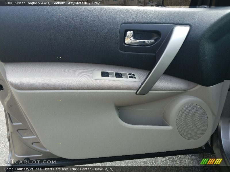 Gotham Gray Metallic / Gray 2008 Nissan Rogue S AWD