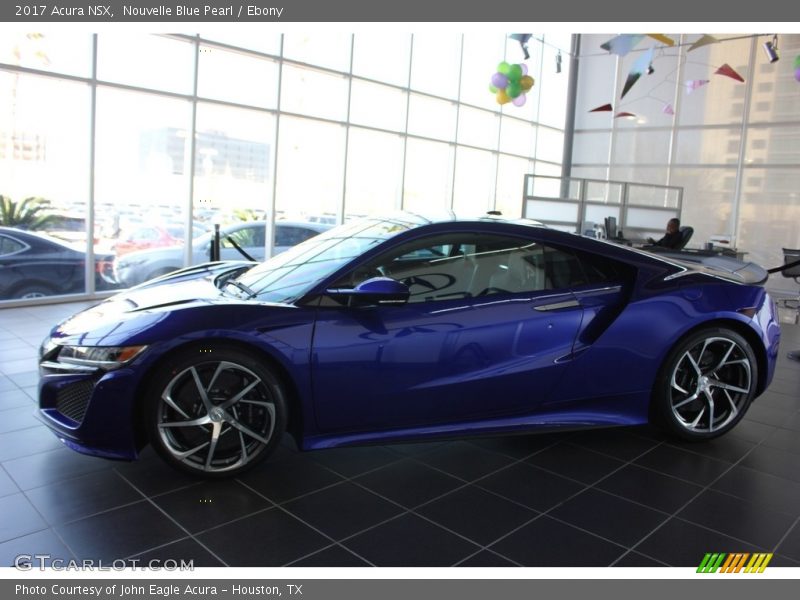 Nouvelle Blue Pearl / Ebony 2017 Acura NSX