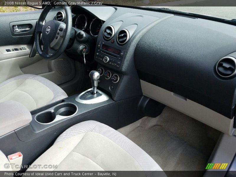 Gotham Gray Metallic / Gray 2008 Nissan Rogue S AWD