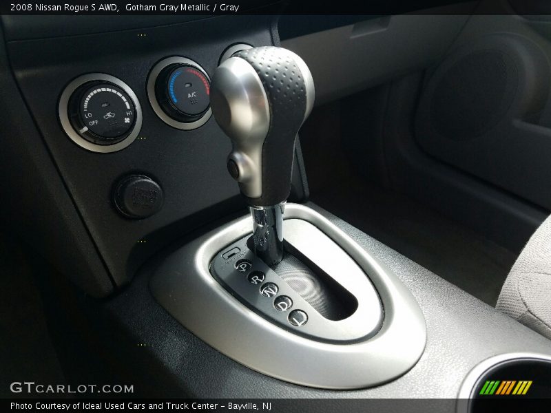 Gotham Gray Metallic / Gray 2008 Nissan Rogue S AWD