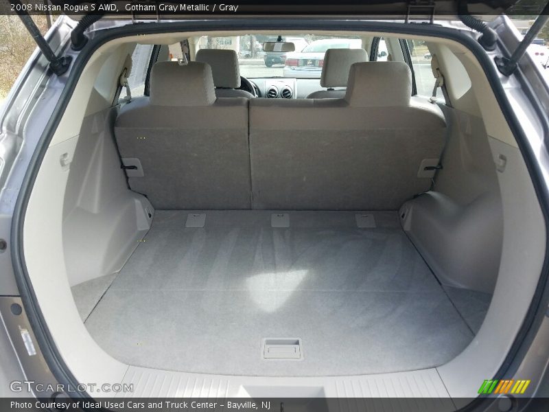 Gotham Gray Metallic / Gray 2008 Nissan Rogue S AWD