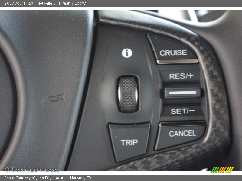 Controls of 2017 NSX 