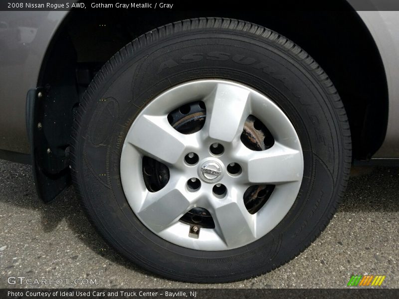 Gotham Gray Metallic / Gray 2008 Nissan Rogue S AWD