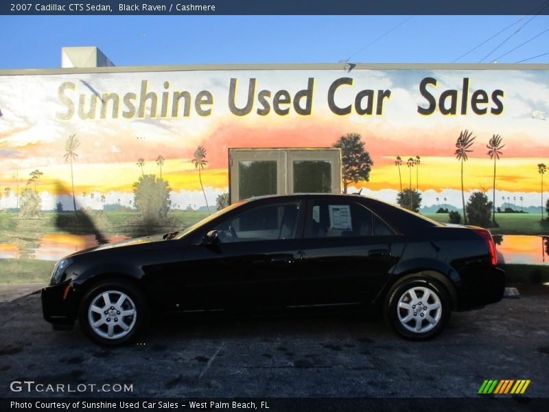 Black Raven / Cashmere 2007 Cadillac CTS Sedan