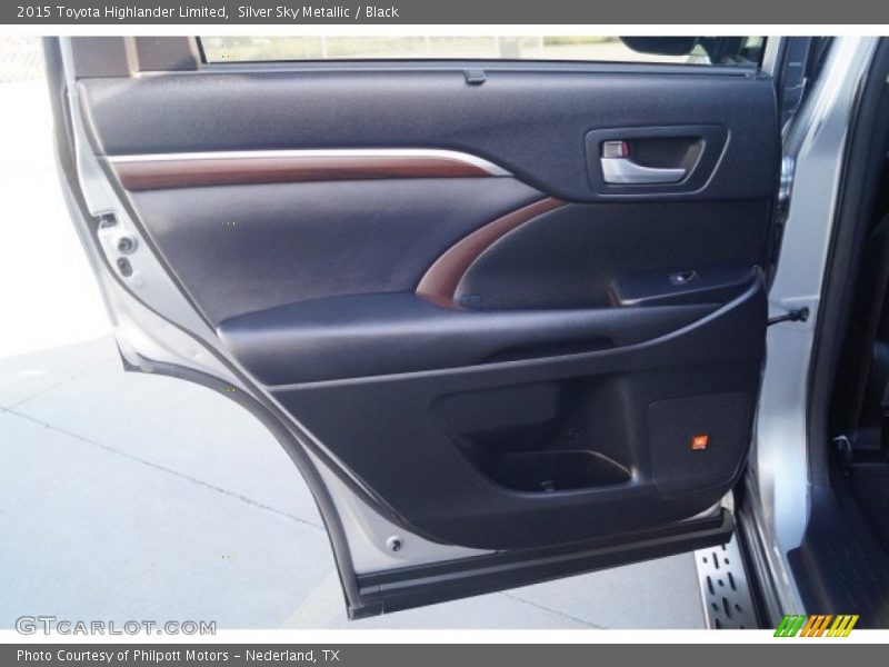 Silver Sky Metallic / Black 2015 Toyota Highlander Limited