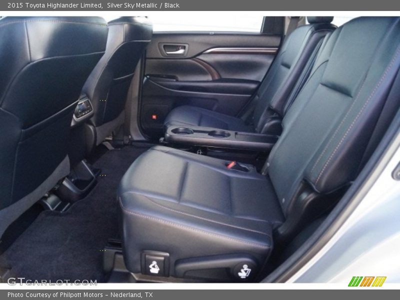 Silver Sky Metallic / Black 2015 Toyota Highlander Limited