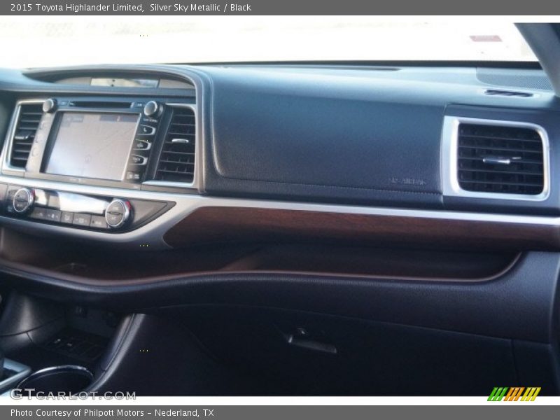 Silver Sky Metallic / Black 2015 Toyota Highlander Limited