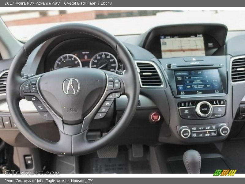 Crystal Black Pearl / Ebony 2017 Acura RDX Advance AWD