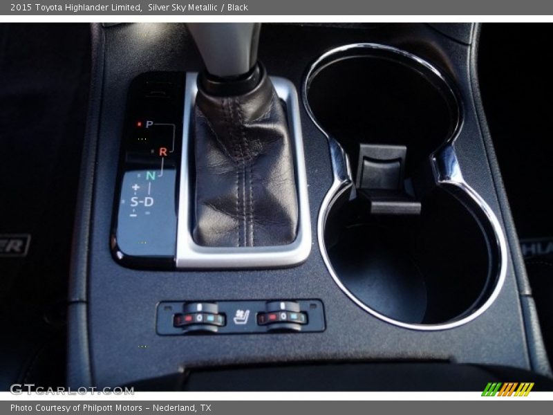 Silver Sky Metallic / Black 2015 Toyota Highlander Limited