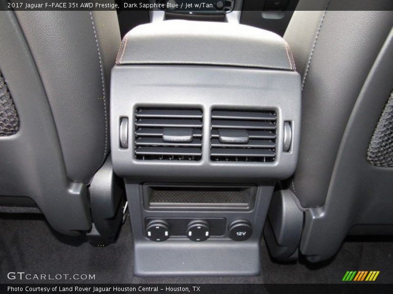 Dark Sapphire Blue / Jet w/Tan 2017 Jaguar F-PACE 35t AWD Prestige