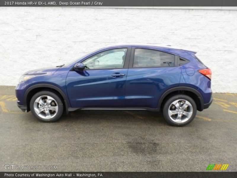  2017 HR-V EX-L AWD Deep Ocean Pearl