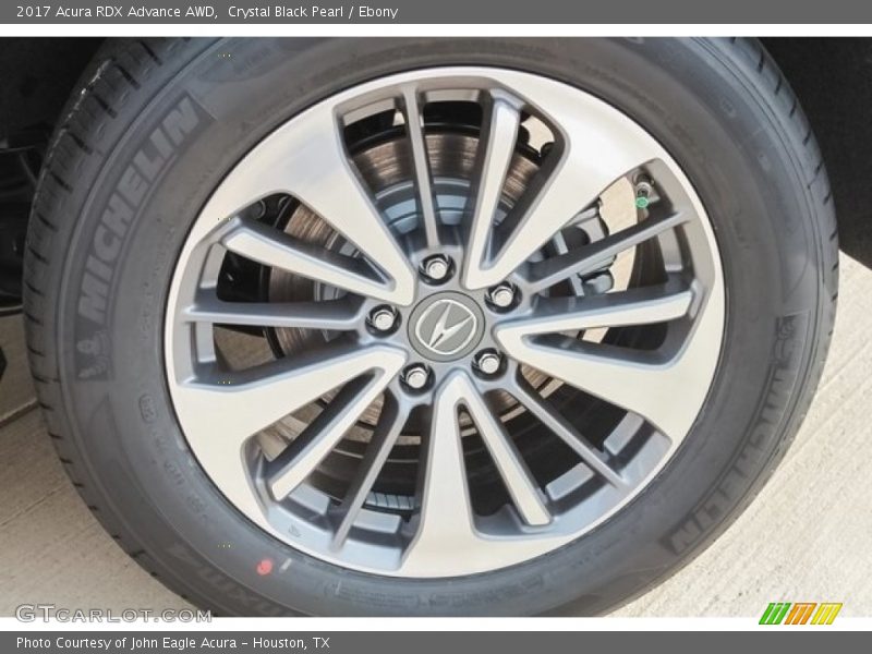 Crystal Black Pearl / Ebony 2017 Acura RDX Advance AWD