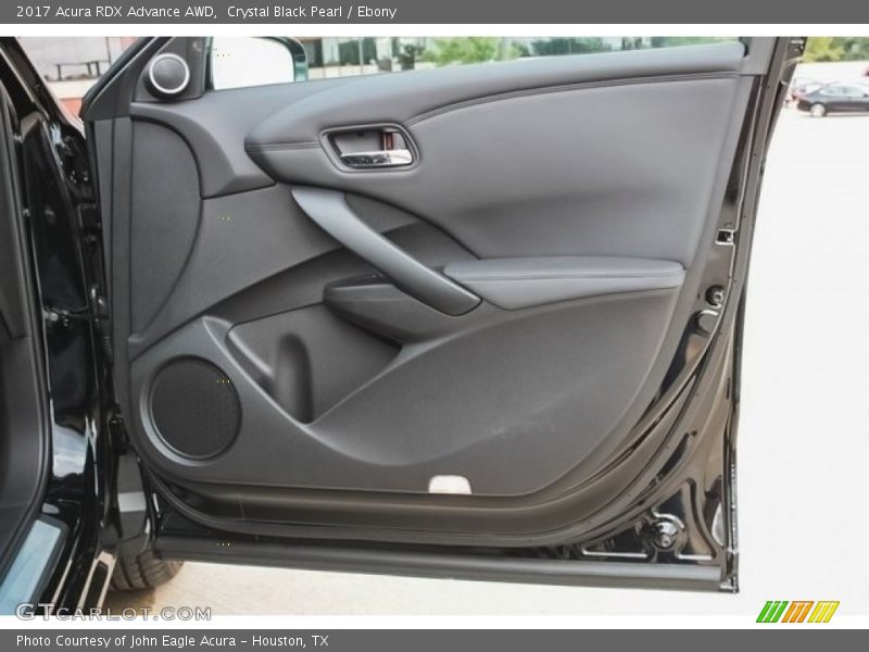 Crystal Black Pearl / Ebony 2017 Acura RDX Advance AWD