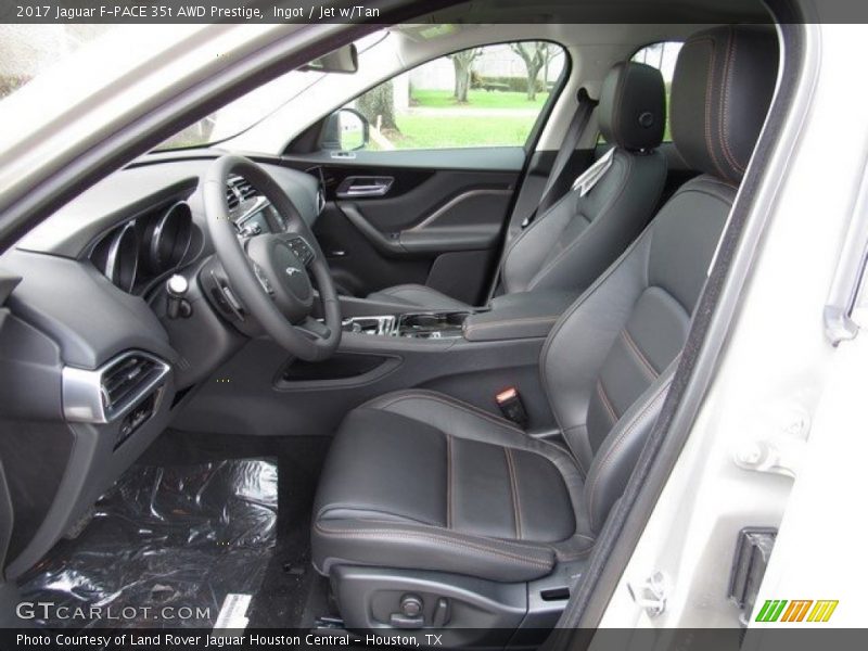 Ingot / Jet w/Tan 2017 Jaguar F-PACE 35t AWD Prestige