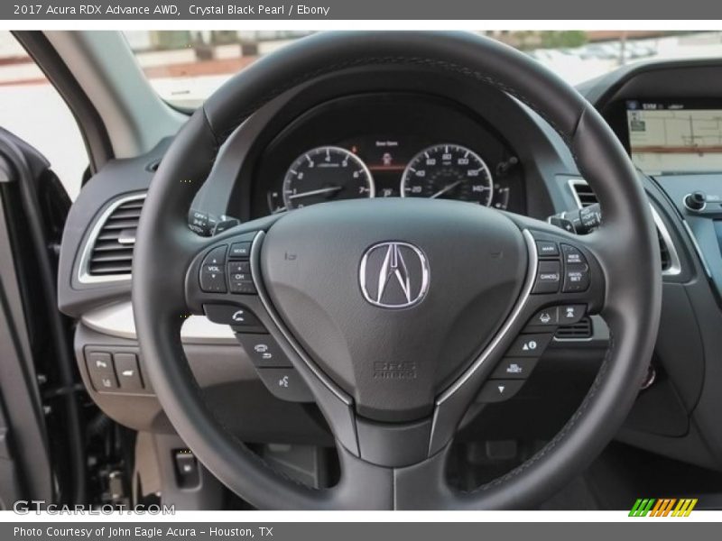 Crystal Black Pearl / Ebony 2017 Acura RDX Advance AWD
