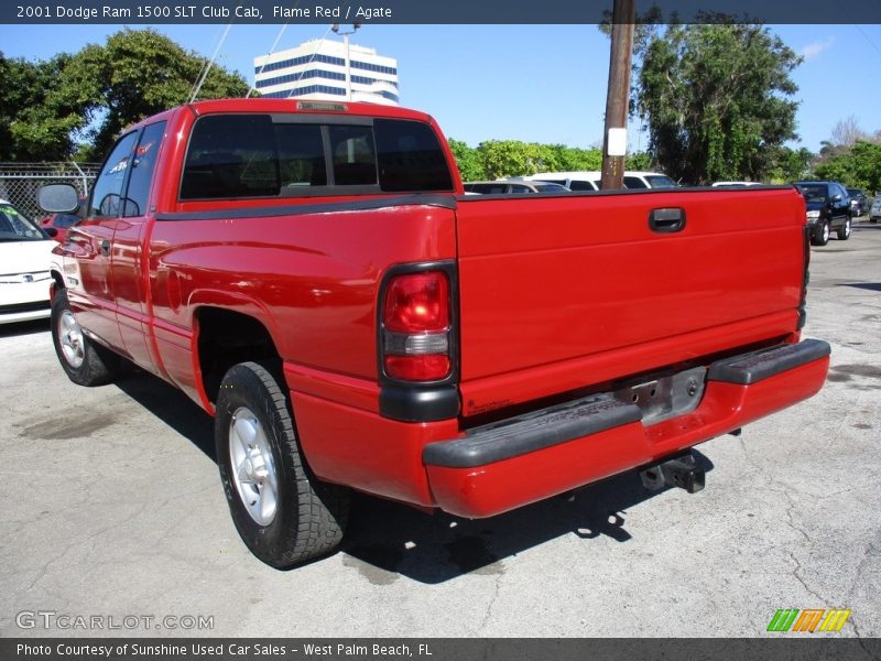 Flame Red / Agate 2001 Dodge Ram 1500 SLT Club Cab