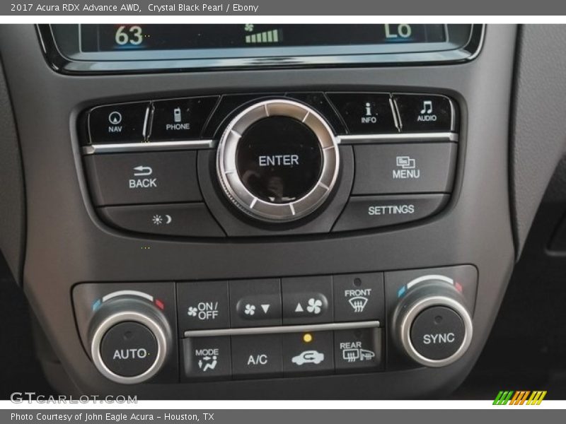 Crystal Black Pearl / Ebony 2017 Acura RDX Advance AWD