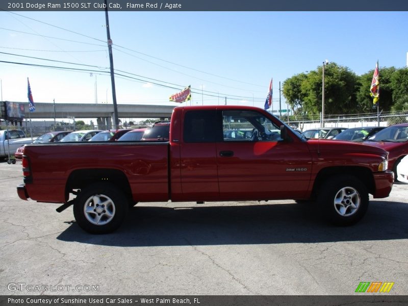 Flame Red / Agate 2001 Dodge Ram 1500 SLT Club Cab