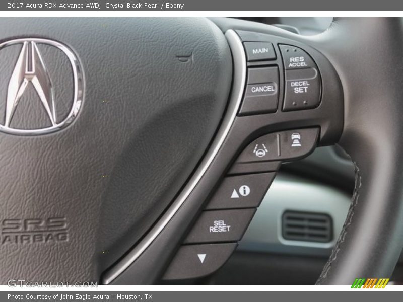 Crystal Black Pearl / Ebony 2017 Acura RDX Advance AWD