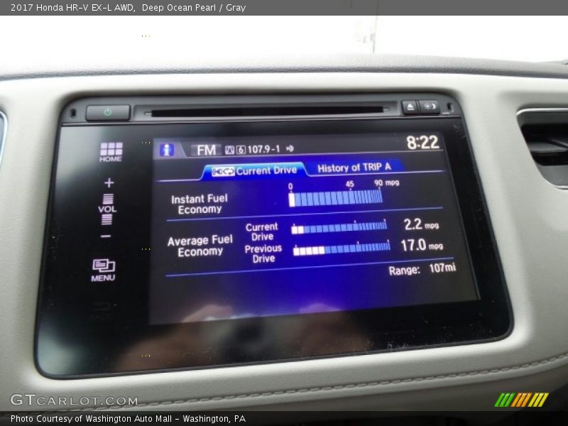 Controls of 2017 HR-V EX-L AWD
