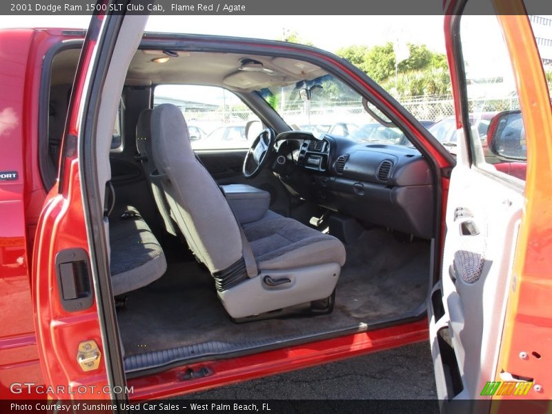 Flame Red / Agate 2001 Dodge Ram 1500 SLT Club Cab