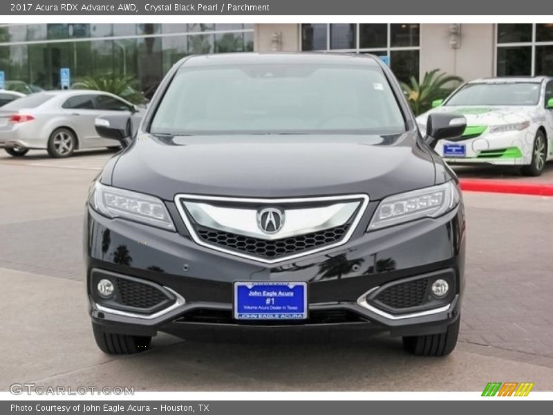 Crystal Black Pearl / Parchment 2017 Acura RDX Advance AWD