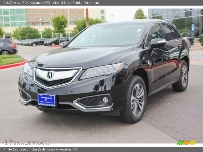 Crystal Black Pearl / Parchment 2017 Acura RDX Advance AWD