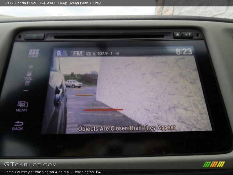Deep Ocean Pearl / Gray 2017 Honda HR-V EX-L AWD