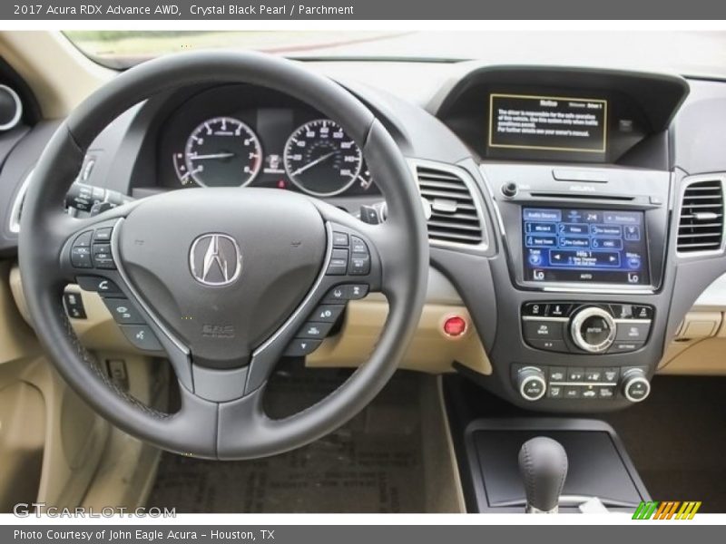 Crystal Black Pearl / Parchment 2017 Acura RDX Advance AWD