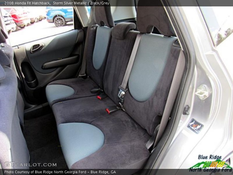 Storm Silver Metallic / Black/Grey 2008 Honda Fit Hatchback