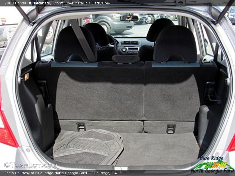 Storm Silver Metallic / Black/Grey 2008 Honda Fit Hatchback