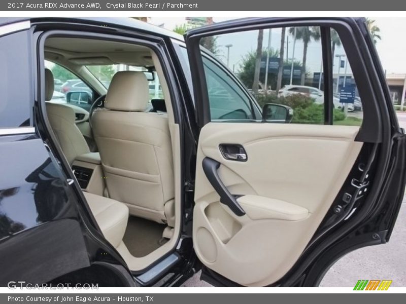 Crystal Black Pearl / Parchment 2017 Acura RDX Advance AWD