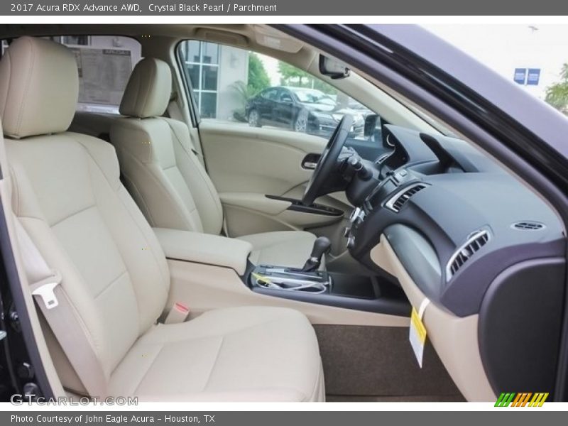 Crystal Black Pearl / Parchment 2017 Acura RDX Advance AWD
