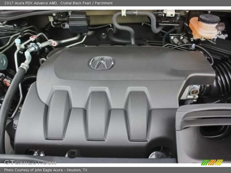 Crystal Black Pearl / Parchment 2017 Acura RDX Advance AWD
