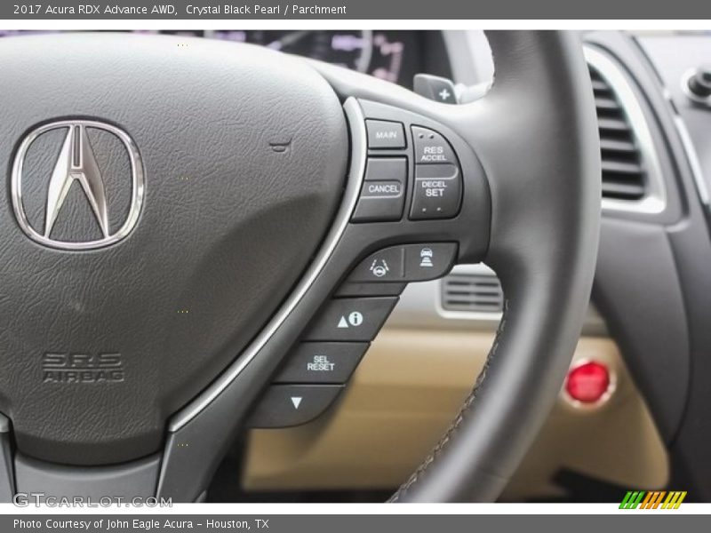 Crystal Black Pearl / Parchment 2017 Acura RDX Advance AWD