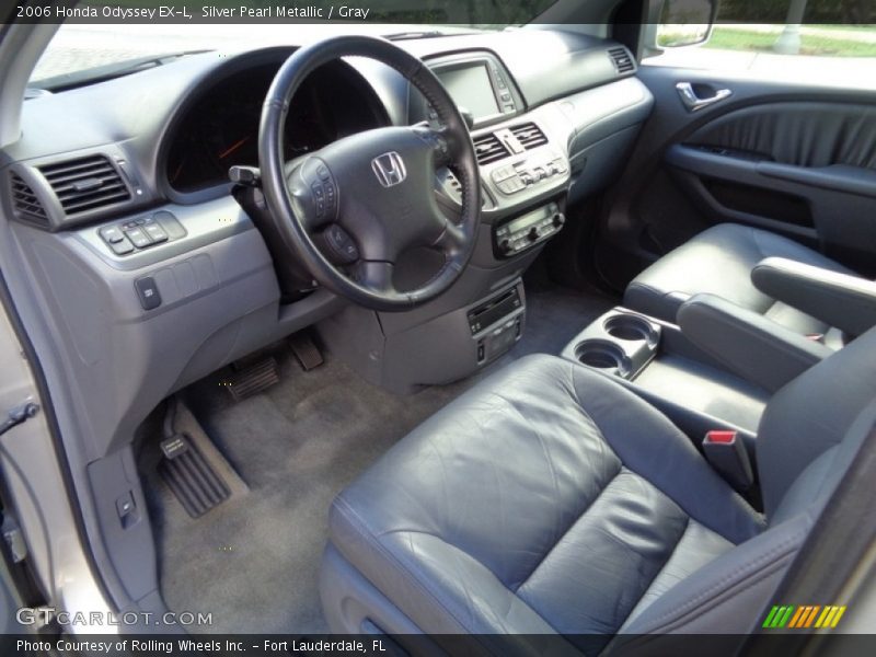 Silver Pearl Metallic / Gray 2006 Honda Odyssey EX-L
