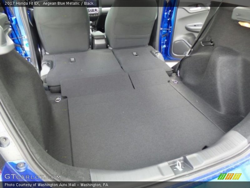 Aegean Blue Metallic / Black 2017 Honda Fit EX