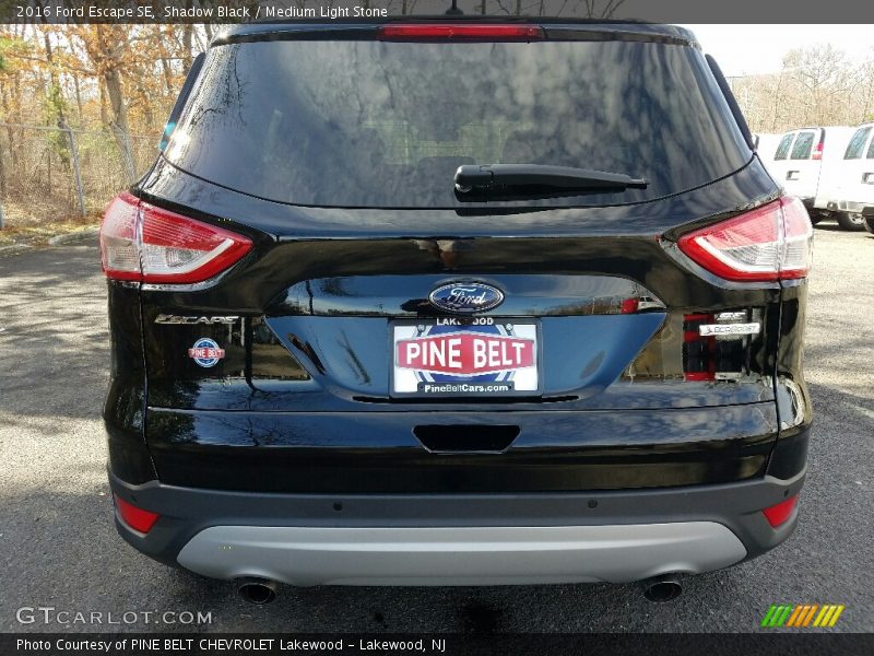 Shadow Black / Medium Light Stone 2016 Ford Escape SE