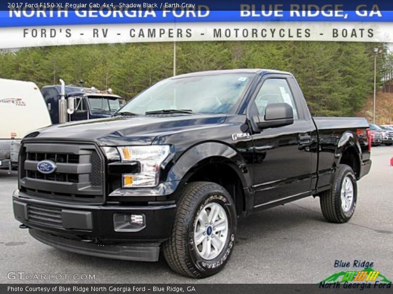 Shadow Black / Earth Gray 2017 Ford F150 XL Regular Cab 4x4