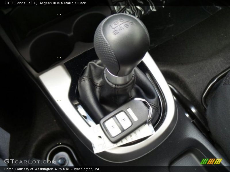 Aegean Blue Metallic / Black 2017 Honda Fit EX