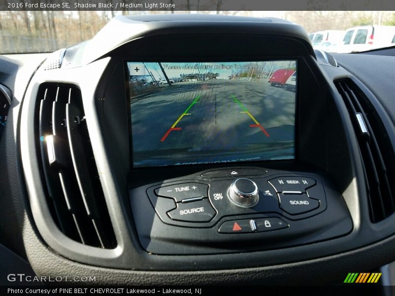 Shadow Black / Medium Light Stone 2016 Ford Escape SE