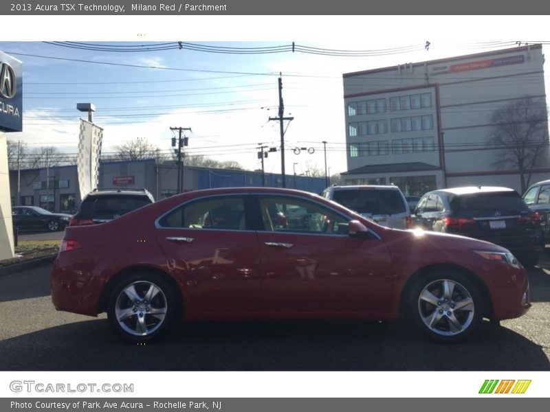 Milano Red / Parchment 2013 Acura TSX Technology