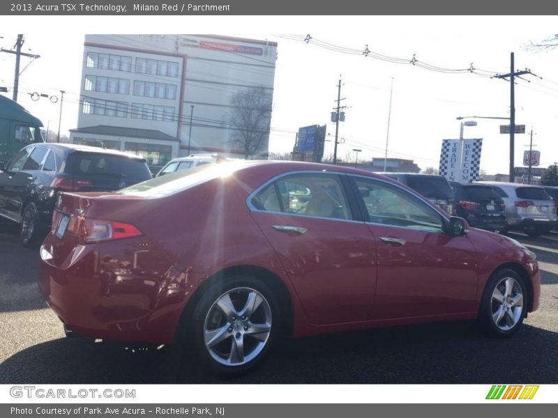 Milano Red / Parchment 2013 Acura TSX Technology