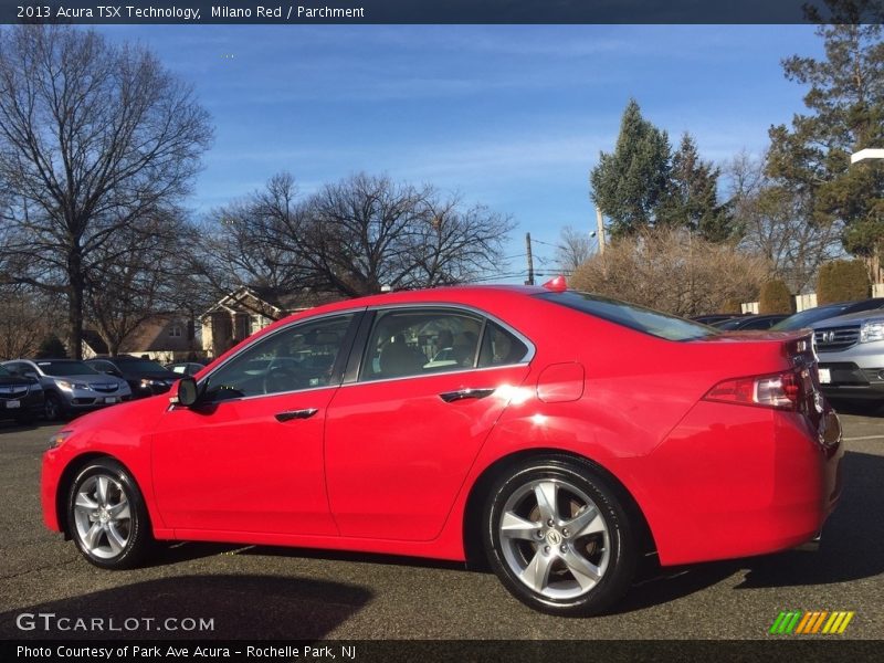 Milano Red / Parchment 2013 Acura TSX Technology