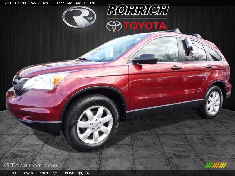 Tango Red Pearl / Black 2011 Honda CR-V SE 4WD